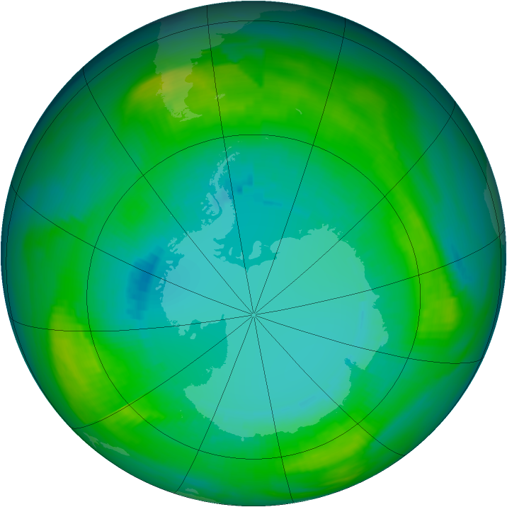 Ozone Map 1980-08-20
